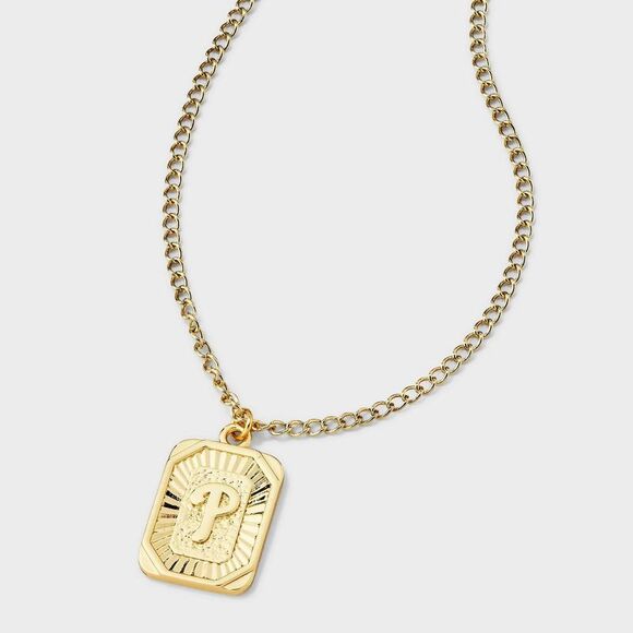 Luv Aj Jewelry - Luv Aj - Bijoux Sport by Luv Aj MLB Gold Logo Dog Tag Penda Gold